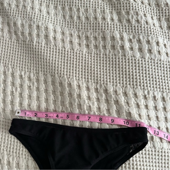 Better tan, black tan-through swimsuit, bikini bottom size xsmall - Picture 3 of 5